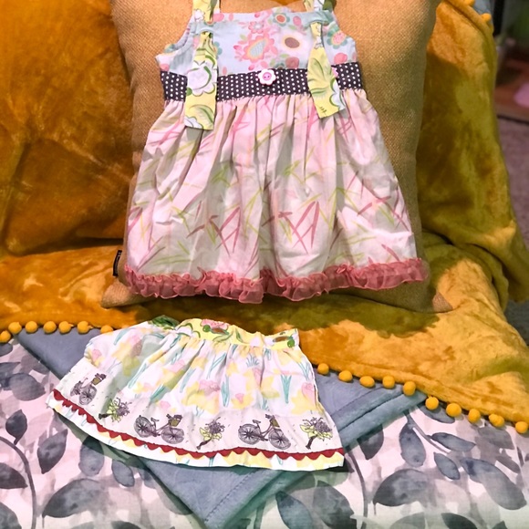 Matilda Jane knot apron Dress size 2. - Picture 2 of 3